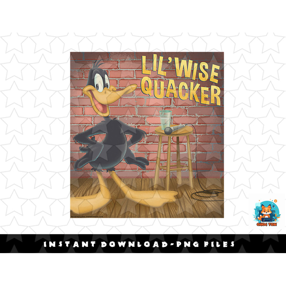 Looney Tunes Daffy Duck Lil Wise Quacker png, sublimation, digital download.jpg