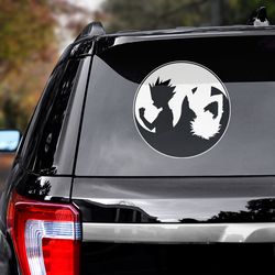 hunter x hunter sticker, hunter x hunter decal for car, anime car decal, anime sticker, manga decal, anime decal