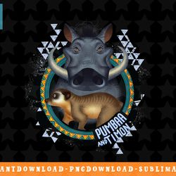 disney lion king timon and pumba png, sublimation, digital download