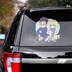 anime decal, hunter x hunter sticker, hunter x hunter decal for car, anime car decal, anime sticker, manga decal