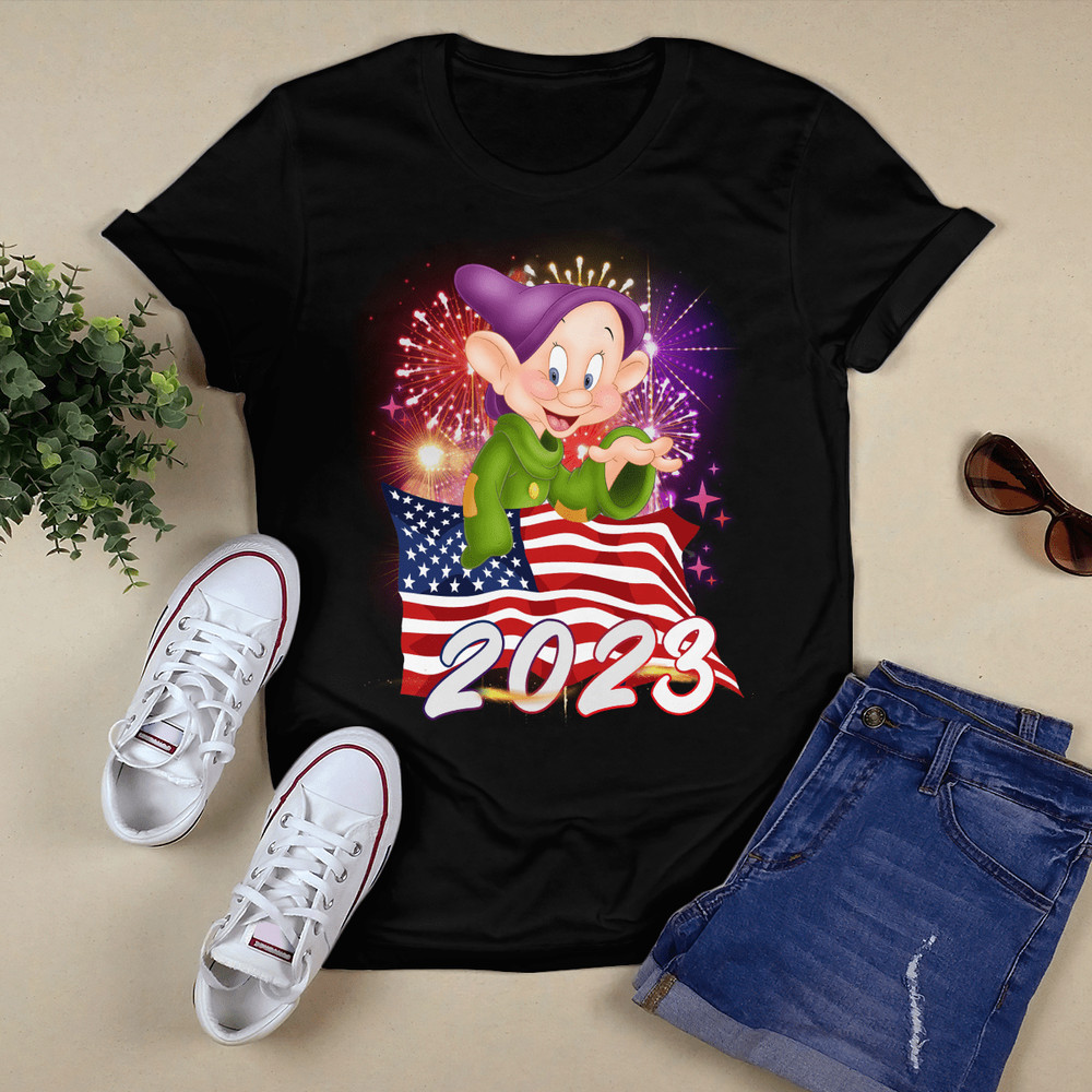 Dopey American Flag 2023 4th Of July Independent T - shirt, Shirt For Men Women, Graphic Design
