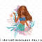 Disney The Little Mermaid Ariel Waving Portrait png, sublimation, digital download.jpg