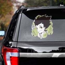 hunter x hunter sticker, hunter x hunter decal for car, gon freecss decal, anime sticker, manga decal, anime decal