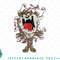 Looney Tunes Christmas Taz Lights Portrait png, sublimation, digital download.jpg