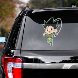 gon freecss decal, hunter x hunter sticker, hunter x hunter decal for car, anime decal, manga decal, anime sticker