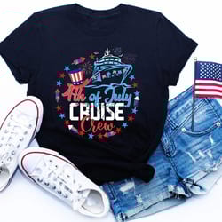 4th of july cruise crew 4th of july cruise family 2023 independent t - shirt, shirt for men women, graphic design