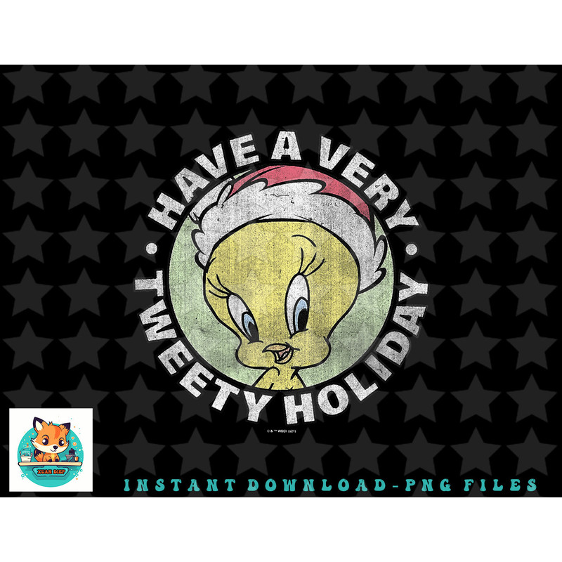 Looney Tunes Christmas Tweety Bird A Very Tweety Holiday png, sublimation, digital download.jpg