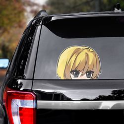 hunter x hunter sticker, hunter x hunter decal for car, kurapika decal, anime decal, anime sticker, manga decal