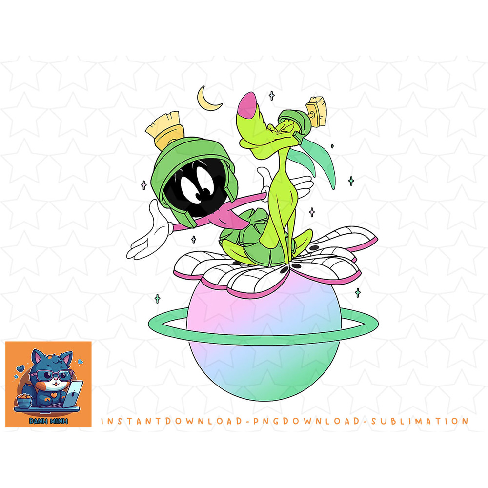 Looney Tunes Marvin The Martian & K-9 Planet png, sublimation, digital download.jpg