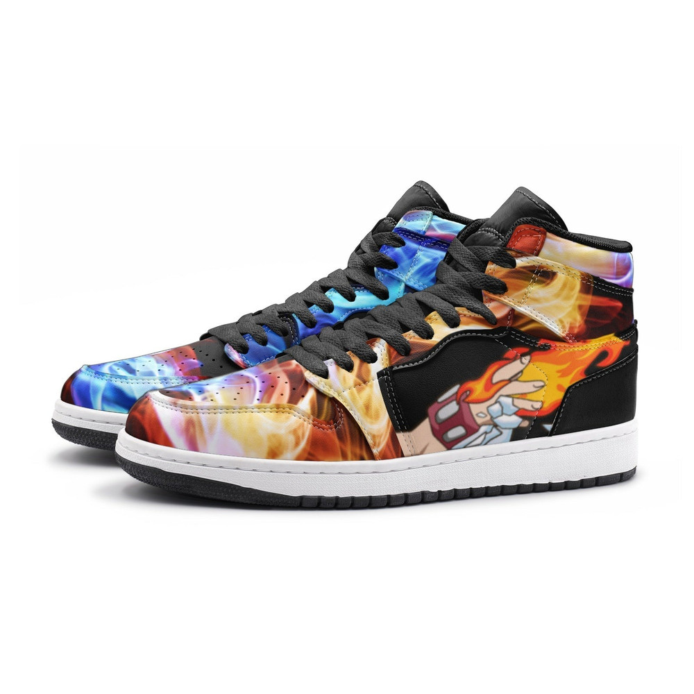 Shoto Todoroki My Hero Academia JD1 Shoes, Shoto Todoroki My Hero Academia Jordan 1 Shoes, Shoto Todoroki Shoes