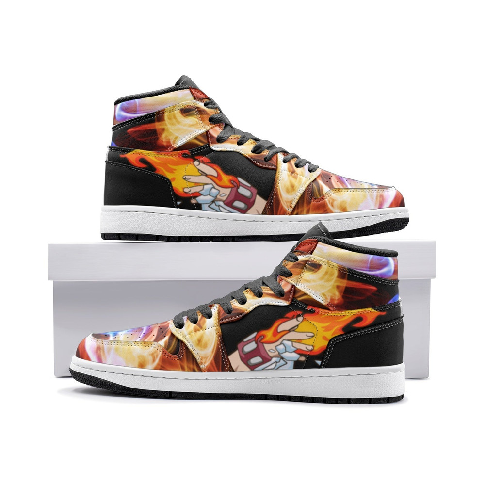 Shoto Todoroki My Hero Academia JD1 Shoes, Shoto Todoroki My Hero Academia Jordan 1 Shoes, Shoto Todoroki Shoes