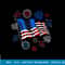 Fireworks 4th of July American Flag Patriotic Sparklers T-Shirt copy.jpg