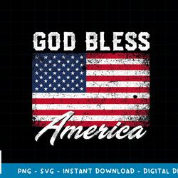 god bless america usa flag 4th of july patriotic png