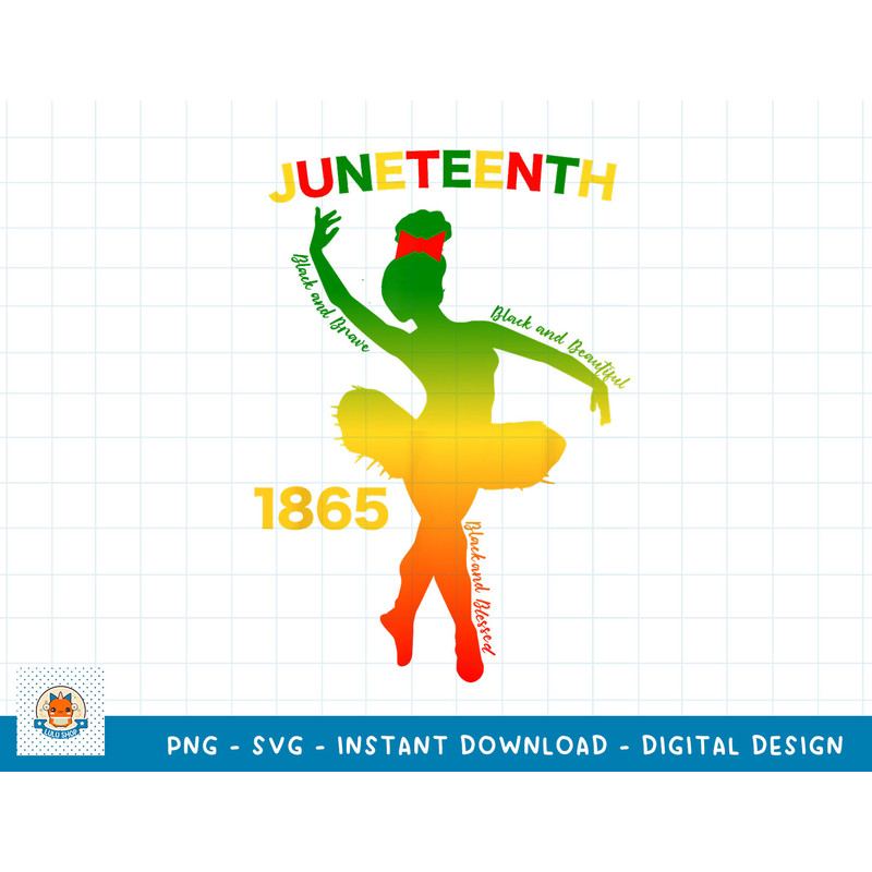 Happy Juneteenth Is My Independence Day Dancer Black Girl T-Shirt copy.jpg