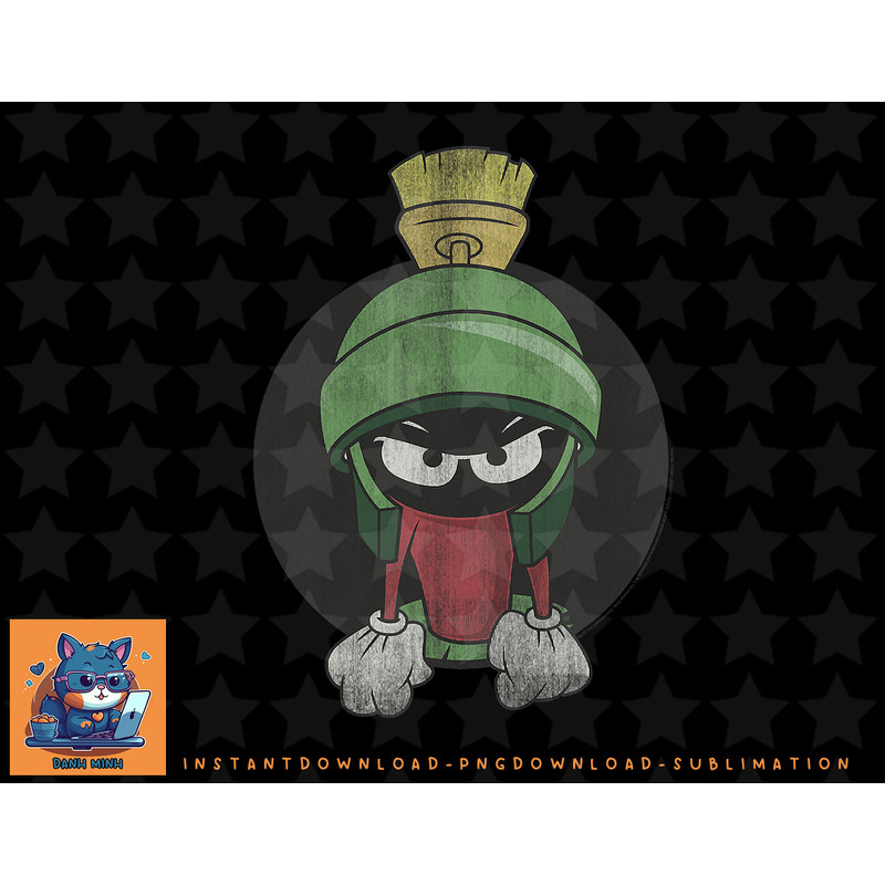 Looney Tunes Marvin The Martian Angry Portrait png, sublimation, digital download.jpg