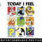 Looney Tunes Today I Feel Group Emotion Grid png, sublimation, digital download.jpg