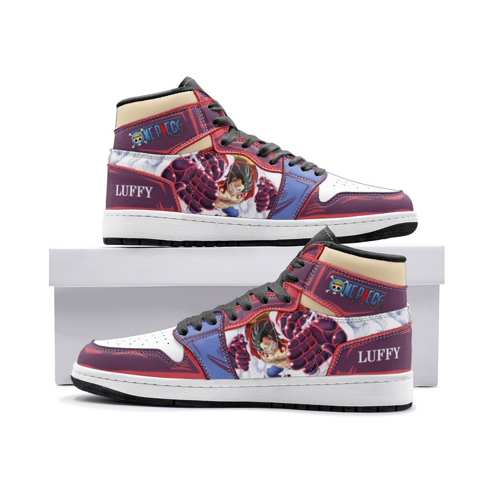 Monkey God Luffy One Piece JD1 Shoes, Monkey God Luffy One Piece Jordan 1 Shoes, Monkey God Luffy One Piece Shoes