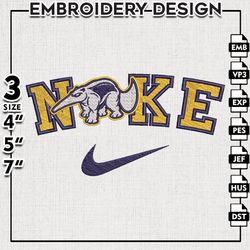 Nike UC Irvine Anteaters Embroidery Designs, NCAA Embroidery Files, UC Irvine Anteaters Machine Embroidery Files
