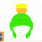 Looney Tunes Marvin The Martian Dark Big Face png, sublimation, digital download.jpg