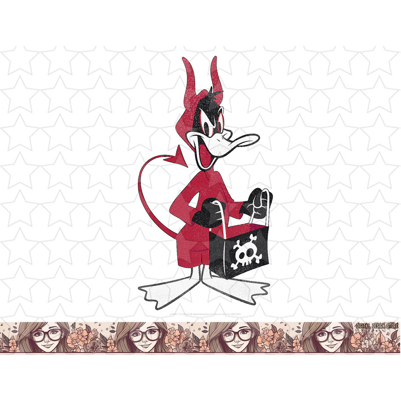Looney Tunes Daffy Devil Costume Halloween png, sublimation, digital download .jpg
