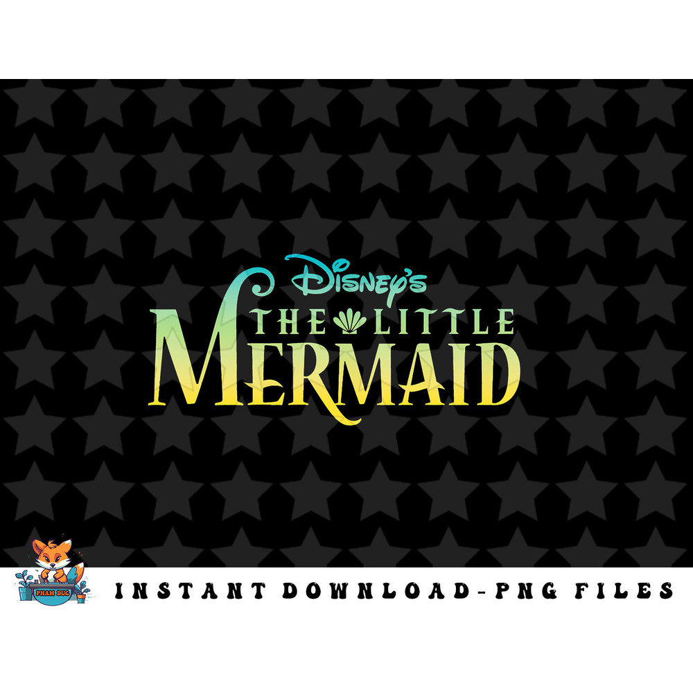 Disney The Little Mermaid Classic Logo png, sublimation, digital download.jpg