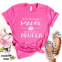 gift for abuela, pregnancy announcement, spanish grandma shirt, baby reveal to family, abuela shirt, birthday gift