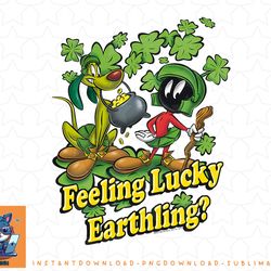 looney tunes marvin the martian feeling lucky png, sublimation, digital download