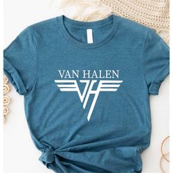 van halen shirt, van halen band tee, edie van halen shirt, 80s band shirt, rock and roll music shirt, van halen gift ban