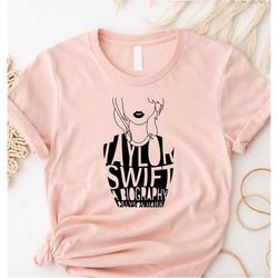 a biography of swiftie t shirt, era tour outfit speak now, merch for swifties gift, eras tour 2023, swiftie merch tees,