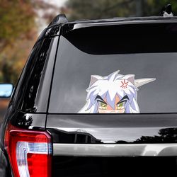 inuyasha decal for car, inuyasha sticker, manga car decal, anime decal, manga decal, anime sticker