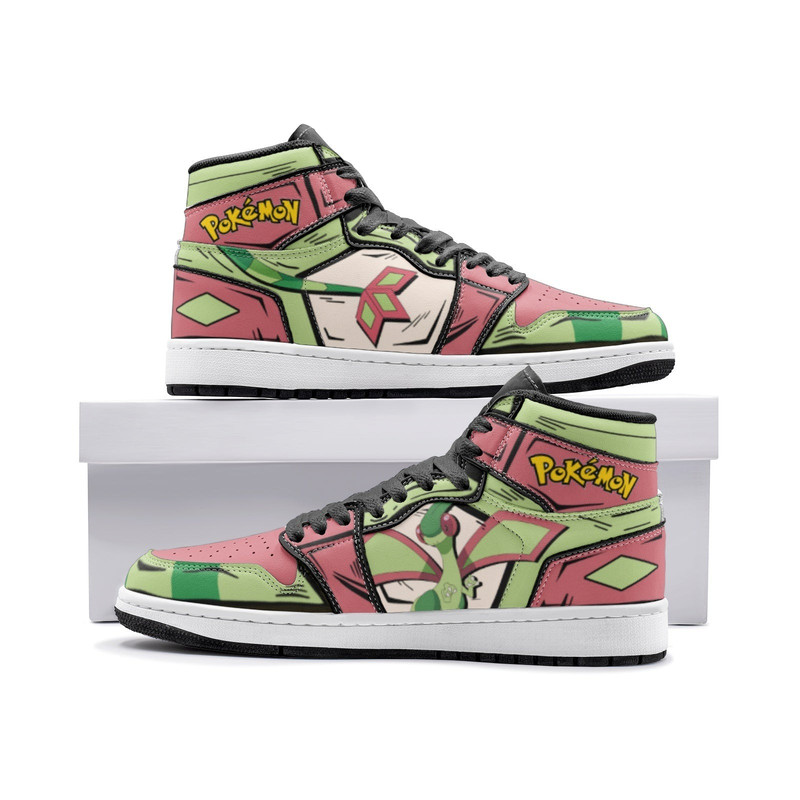 Flygon Pokemon JD1 Shoes, Flygon Pokemon Jordan 1 Shoes, Flygon Shoes, Pokemon Sneakers, Flygon Pokemon Shoes Sneakers