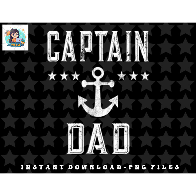 Mens (2 Sided Print) Mens Vintage Captain Dad Lake Boating Father png, sublimation, digital download.jpg