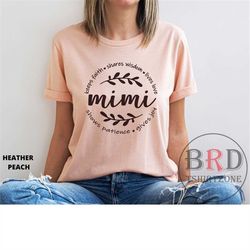 mimi shirt, gift for mimi, gift for grandma, pregnancy announcement, cute t shirt for grandma, mimi birthday gift