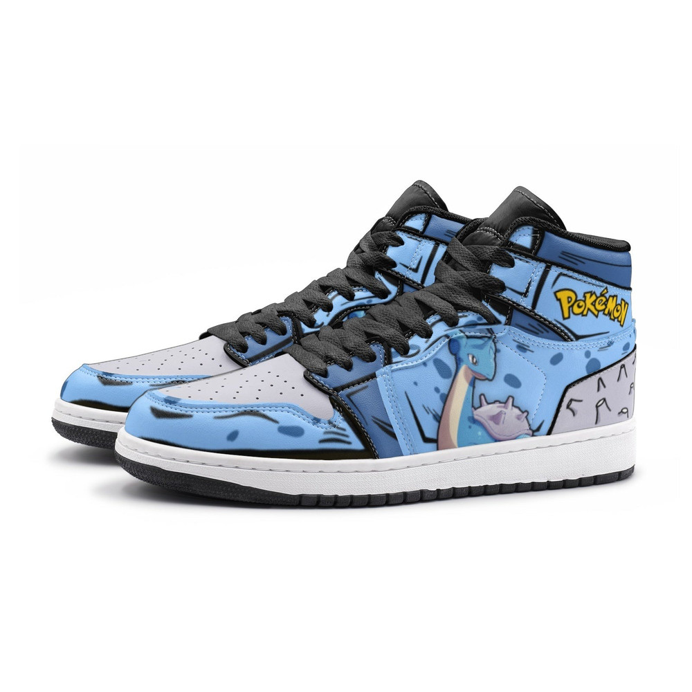 Lapras Pokemon JD1 Shoes, Lapras Pokemon Jordan 1 Shoes, Lapras Pokemon Shoes, Lapras Shoes, Pokemon Sneaker