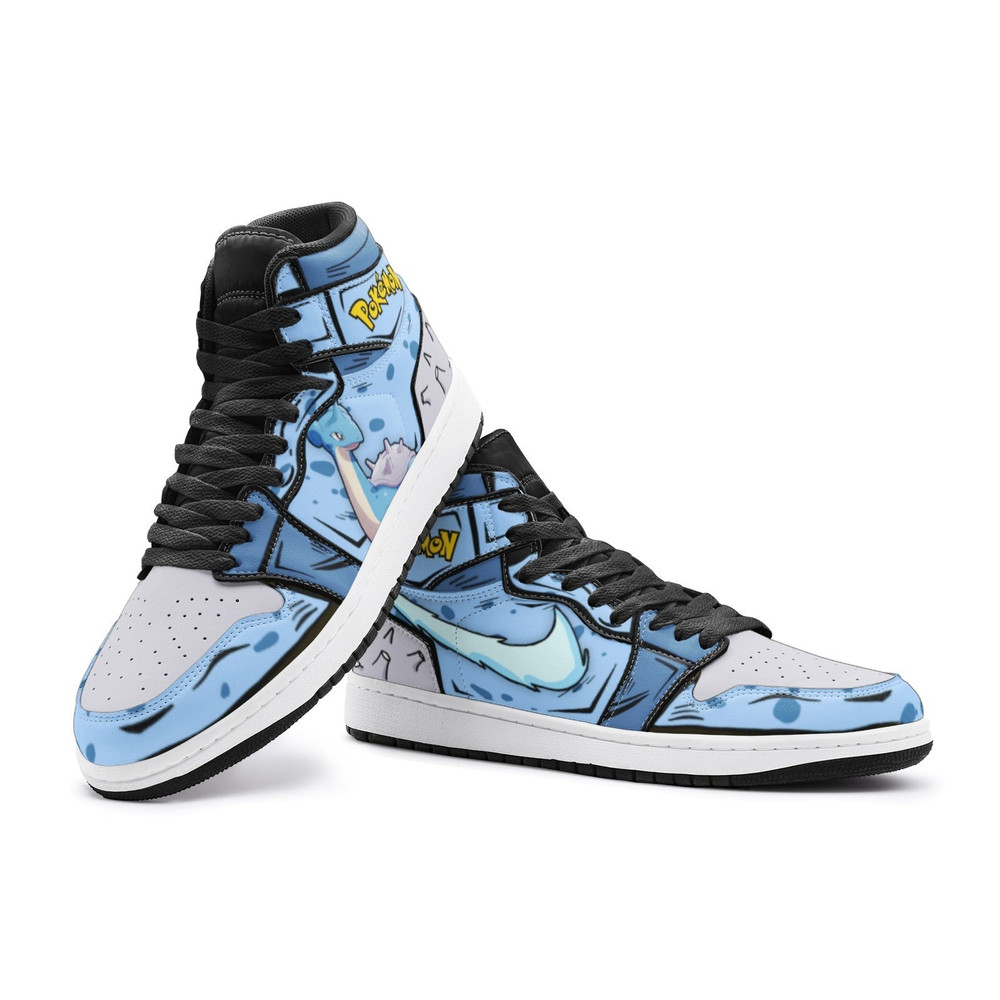 Lapras Pokemon JD1 Shoes, Lapras Pokemon Jordan 1 Shoes, Lapras Pokemon Shoes, Lapras Shoes, Pokemon Sneaker
