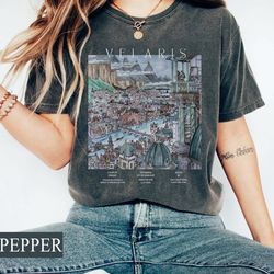 acotar velaris the night court comfort tee, a court of