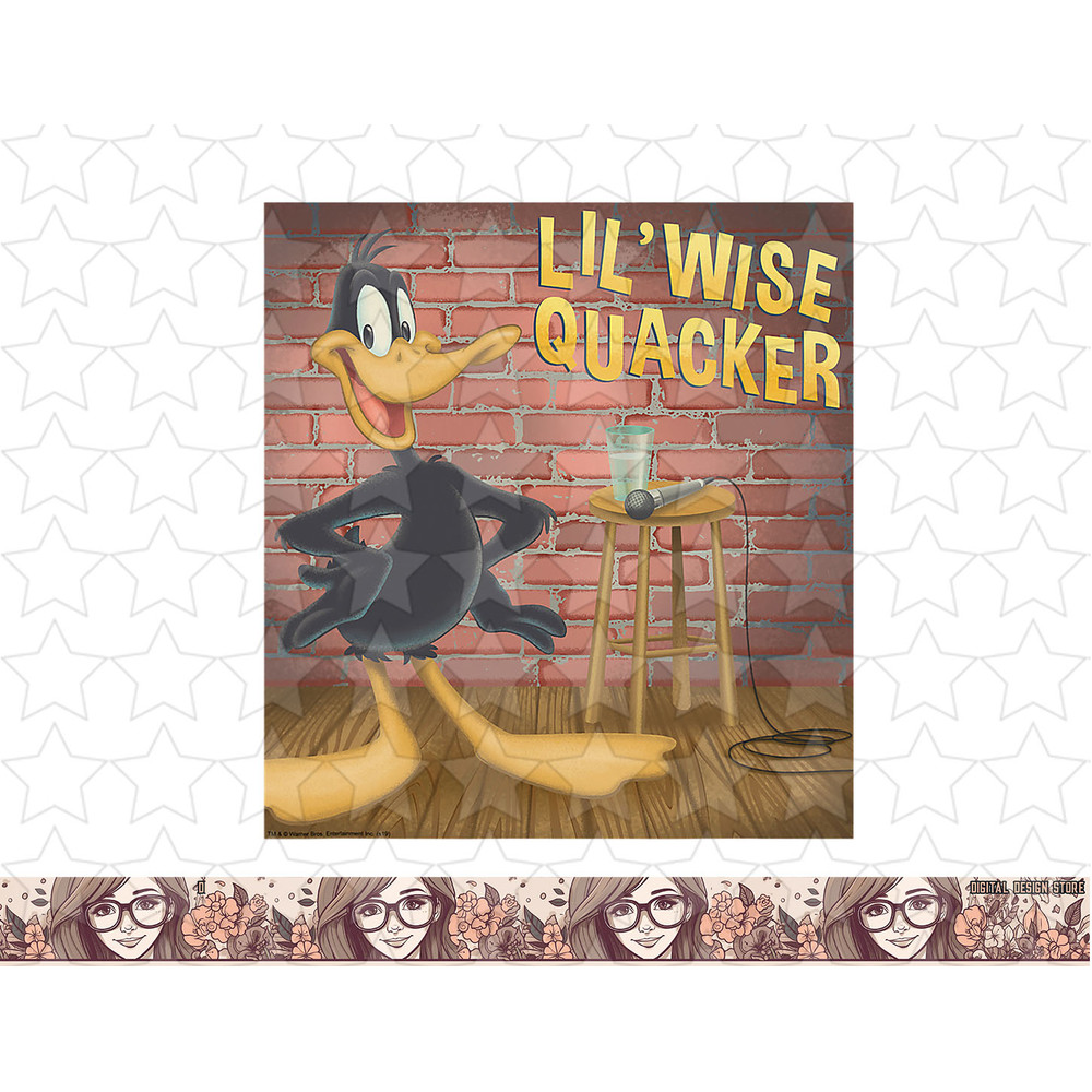 Looney Tunes Daffy Duck Lil Wise Quacker png, sublimation, digital download .jpg