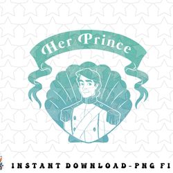 disney the little mermaid eric her prince couples png, sublimation, digital download