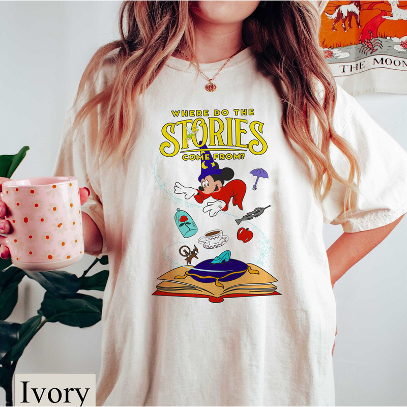 Comfort Colors Disney Fantasia Tee, Fantasia Sorcerer Mickey Shirt, Disney Princess Birthday, Disney Hollywood Studios, Disneyland Trip Gift - 2.jpg