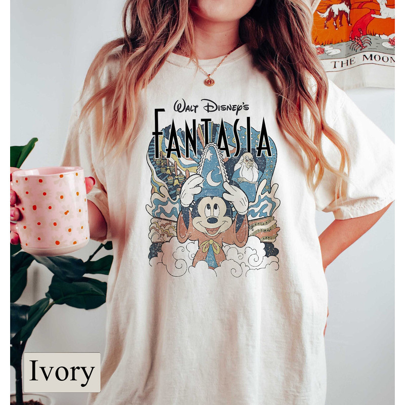 Comfort Colors Disney Fantasia Tee, Fantasia Sorcerer Shirt, Mickey Stay Magical Shirt, Disney Hollywood Studios, Disneyland Trip Shirt - 2.jpg