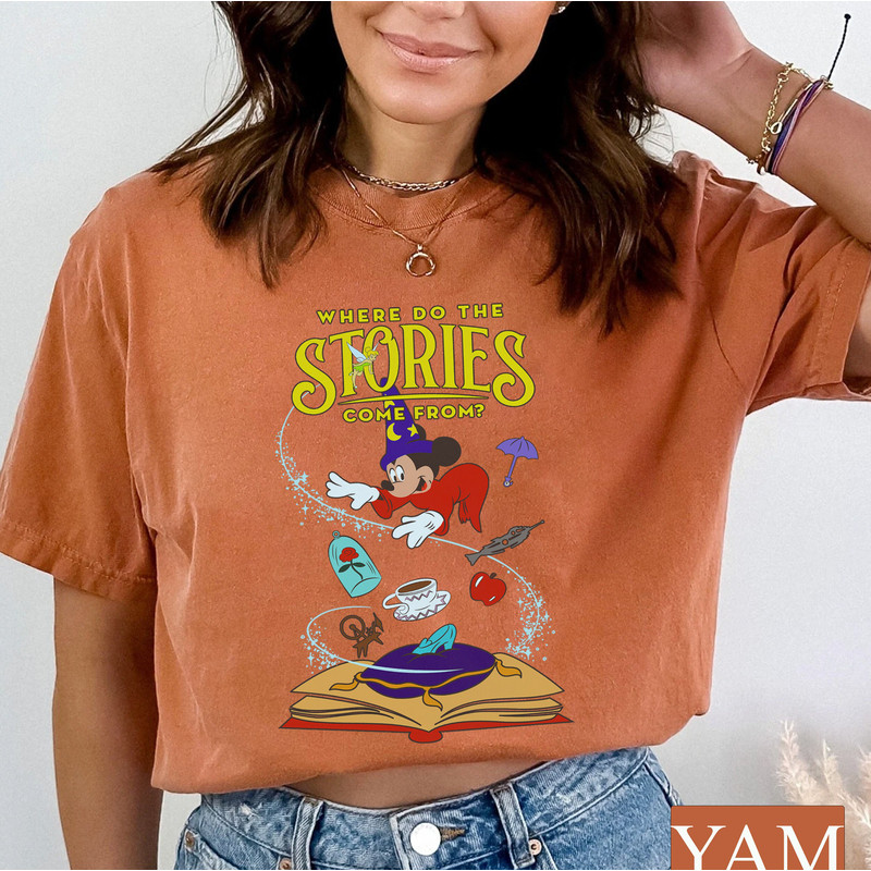 Comfort Colors Disney Fantasia Tee, Fantasia Sorcerer Mickey Shirt, Disney Princess Birthday, Disney Hollywood Studios, Disneyland Trip Gift - 4.jpg