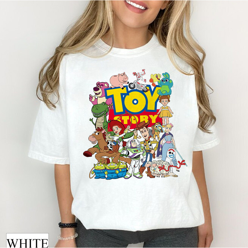 Comfort Colors Disney Pixar Toy Story Characters Tee, WDW Magic Kingdom Shirt, Toy Story Family Birthday Boy Girl Gifts, Buzz Woody Aliens - 4.jpg