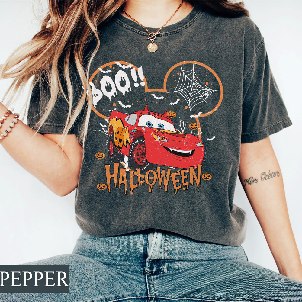 Comfort Colors Retro Disney Group Halloween Tee, Disney Family Halloween Shirt Retro, WDW Magical Castle Shirt, Disney Fall Vibes Shirt - 4.jpg