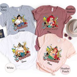 custom disney cruisin shirt, the little mermaid shirt,
