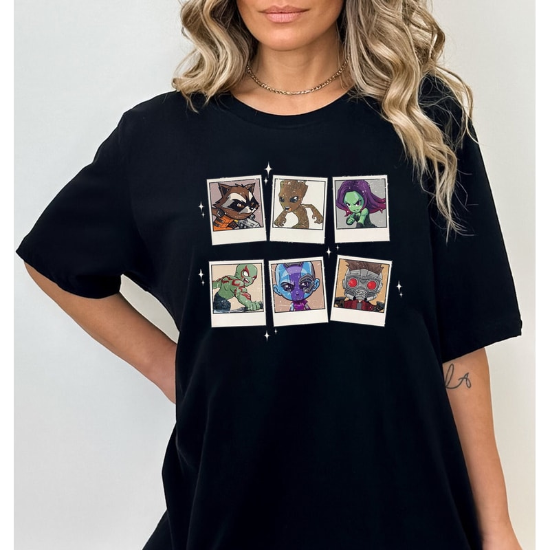 Cute Guardians of the Galaxy Shirt, Cosmic Rewind Shirt, Family Matching, Friends Trip Shirt, Star-Lord, Rocket, Gamura, Groot, Nebula, Drax - 1.jpg