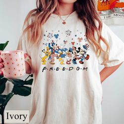 disney american freedom comfort colors tee, happy 4th o