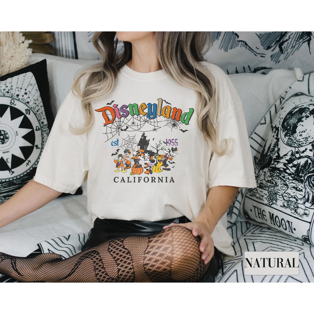 Disney Halloween Unisex T-Shirt, Disneyland Halloween Party Shirt, Mickey and Friends Halloween Shirt, Spooky Season Shirt, Trick or Treat - 2.jpg