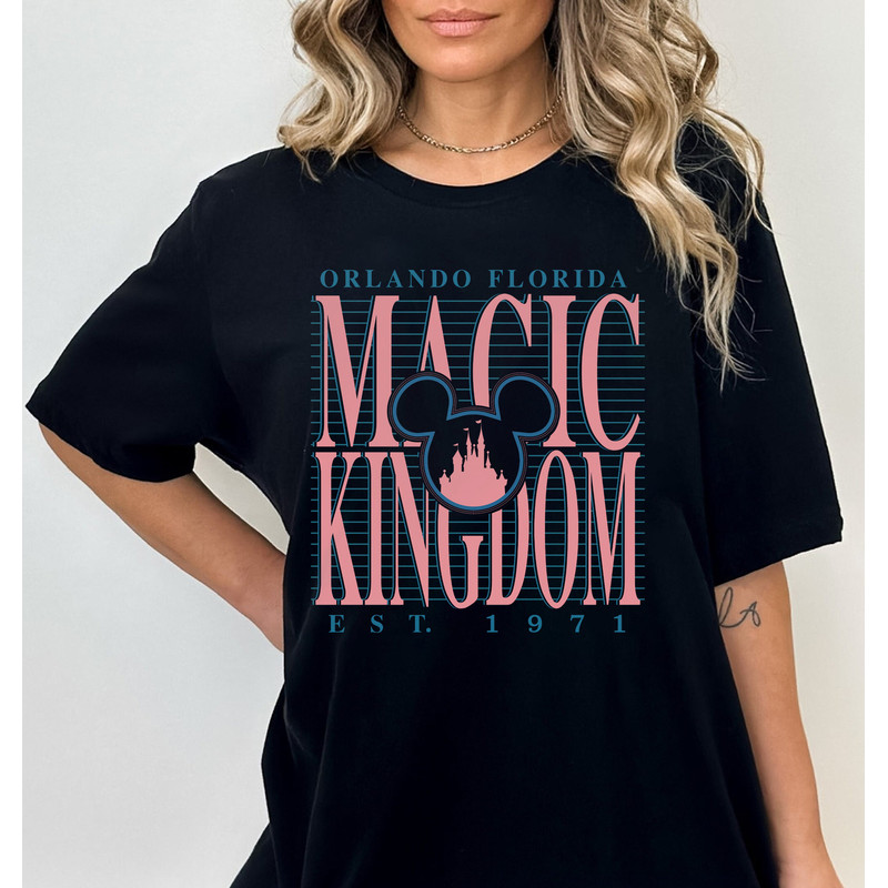 Disney Magic Kingdom 1971 Tee, Mickey Minnie Head Shirt, Disney Shirt for Friends, Family Vacation Shirt, Disney Birthday Gift, Disney Trip - 2.jpg