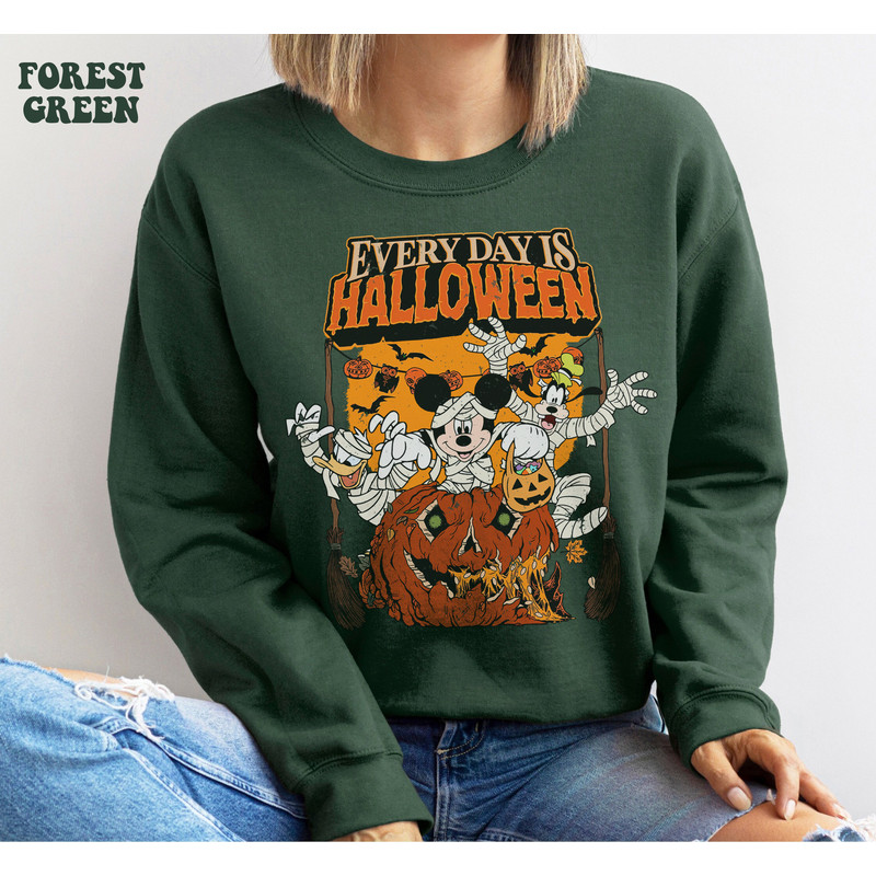 Disney Mickey and Friends Everyday is Halloween Pumpkin Spice Shirt, Retro Disney Halloween Shirt, Spooky Season Shirt, Trick or Treat Shirt - 4.jpg