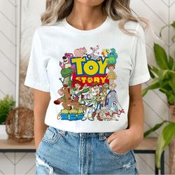 disney pixar toy story characters tee, wdw magic kingdo